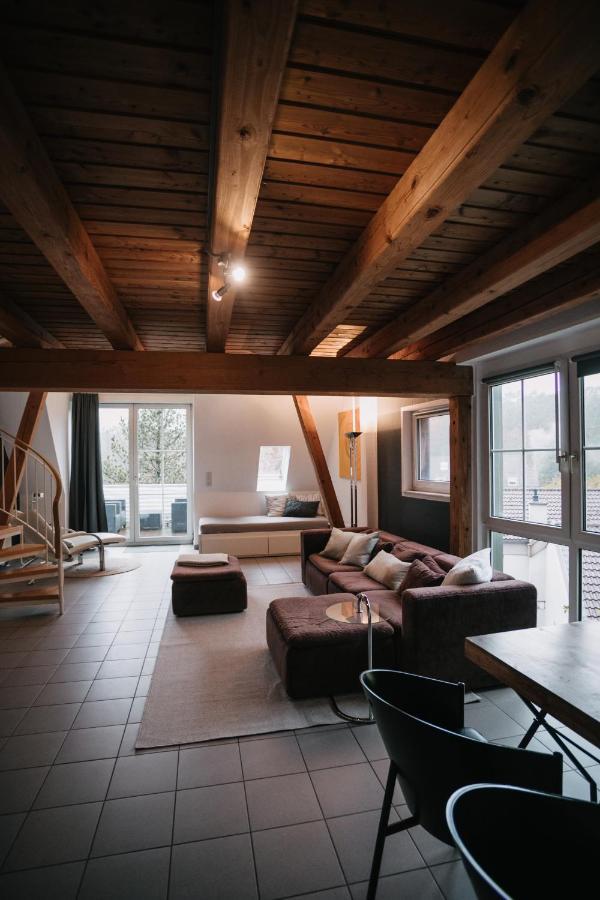Eigenes Maisonettehaus In Idyllischer Lage Mit Balkon, Nahe Messe, 24H Self-Check In, Gratis Parken Schwabach Dış mekan fotoğraf