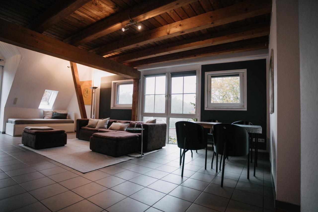 Eigenes Maisonettehaus In Idyllischer Lage Mit Balkon, Nahe Messe, 24H Self-Check In, Gratis Parken Schwabach Dış mekan fotoğraf