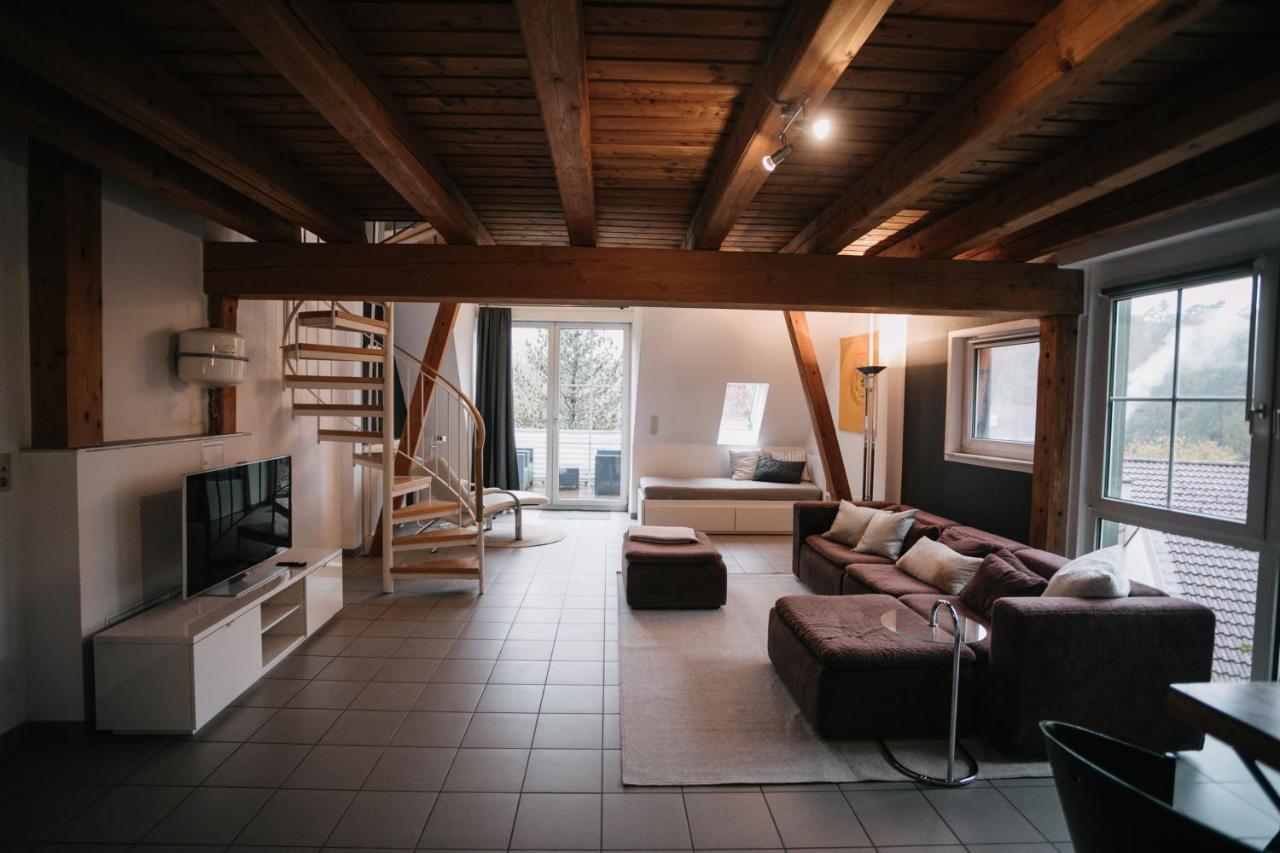 Eigenes Maisonettehaus In Idyllischer Lage Mit Balkon, Nahe Messe, 24H Self-Check In, Gratis Parken Schwabach Dış mekan fotoğraf